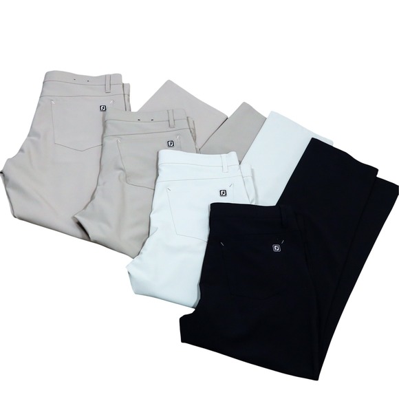 FootJoy FJ Athletic Fit Golf Pants Mens 35x30 Performance Chinos Bundle Lot of 4 - Picture 3 of 9